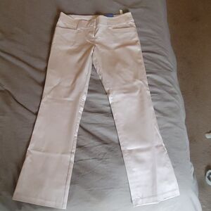 Biege Straight Legged Pants - Short